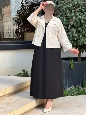 کت سارافون یقه انگلیسی